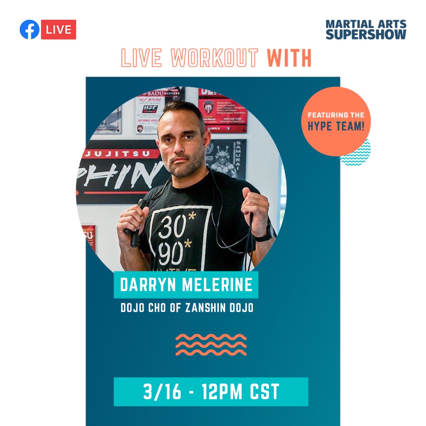 Sensei Darryn Melerine spotlight wall panel