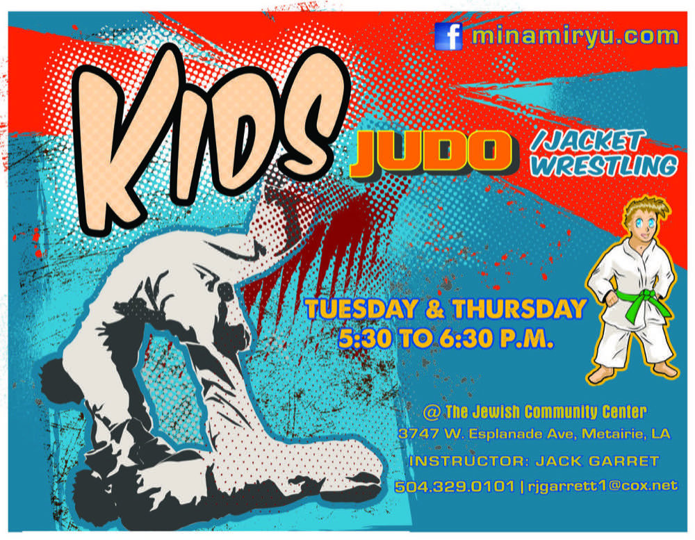 Kids Judo flyer wall panel