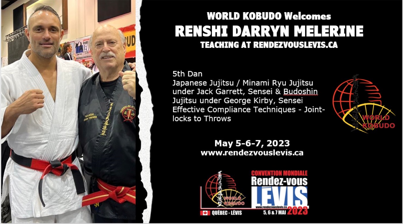 World Kobudo Feature wall panel at Zanshin Dojo