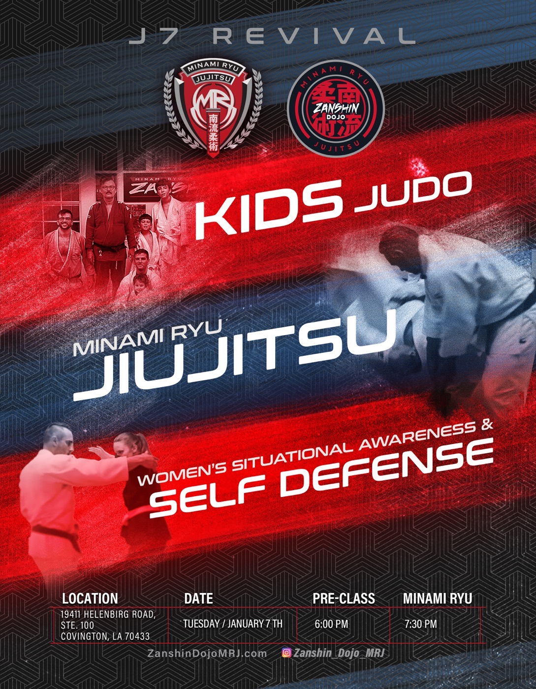 J7 Revival wall panel at Zanshin Dojo