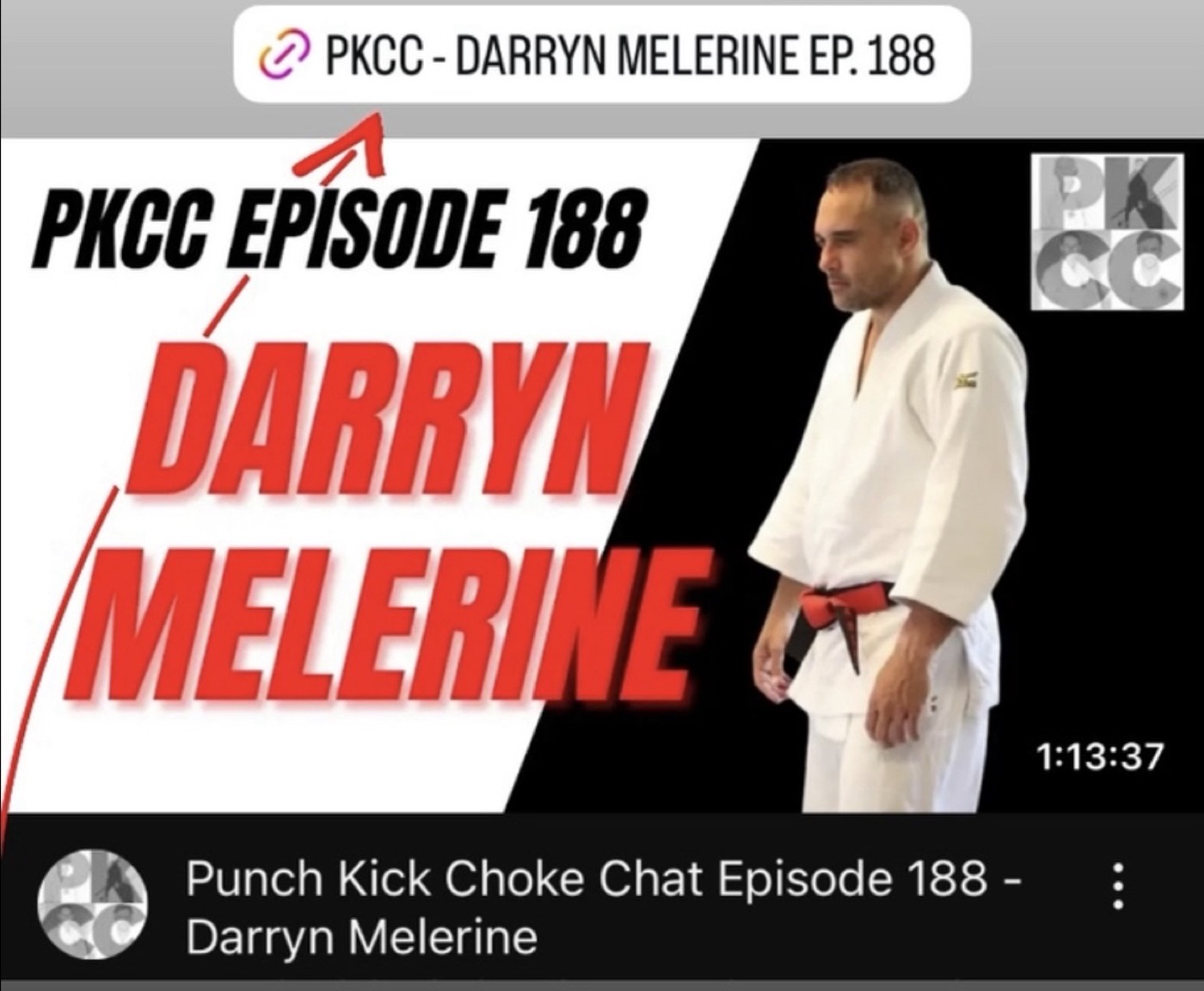 PKCC · Darryn Melerine Ep. 188 wall panel at Zanshin Dojo